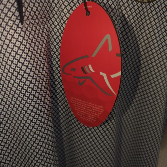 Greg Norman M Hawaii Tropical Botanical Garden Golf Polo Shirt NWT ML75 Play Dry - Picture 6 of 10